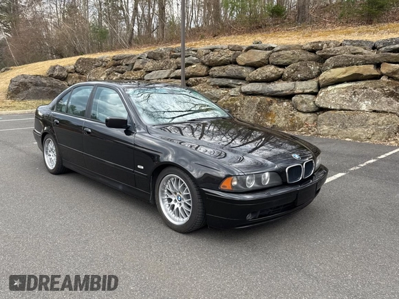 2002 BMW 5 Series 530iA with VIN WBADT634X2CH92749, listed as a Copart auction lot 51372225 with 166,586 mi miles and Clean Title. Bid and sale history available at carsss.com. Image 1.