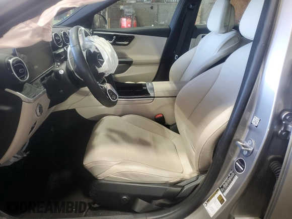 2023 Mercedes-Benz C 300 with VIN W1KAF4HB1PR120708, listed as a Copart auction lot 46120345 with Not Provided miles and Salvage Title. Bid and sale history available at DreamBid. Image 7.