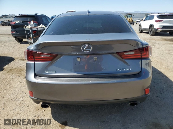 2015 Lexus IS 350 with VIN JTHBE1D27F5021501, listed as a Copart auction lot 61667725 with 140,034 mi miles and Salvage title. Bid and sale history available at DreamBid. Image 6.