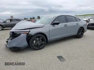 2025 Honda Accord Sport-L with VIN 1HGCY2F76SA024114, listed as a Copart auction lot 47615295 with 1,246 mi miles and Salvage title. Bid and sale history available at DreamBid. Image 1.