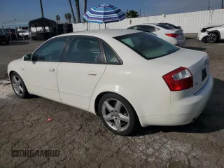 2004 Audi A4 1.8T with VIN WAUJC68E44A251969, listed as a Copart auction lot 83462074 with 75,854 mi miles and Salvage Title. Bid and sale history available at carsss.com. Image 2.