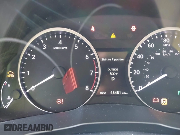 2013 Lexus ES 250 with VIN JTHBK1GGXD2026643, listed as a IAAI auction lot 41987475 with 48,481 mi miles and . Bid and sale history available at DreamBid. Image 7.