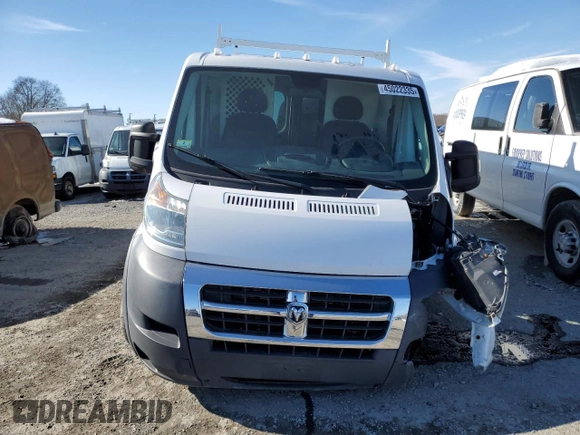 2016 Ram ProMaster Cargo with VIN 3C6TRVAG6GE116601, listed as a Copart auction lot 45022335 with Not Provided miles and Salvage Title. Bid and sale history available at DreamBid. Image 5.