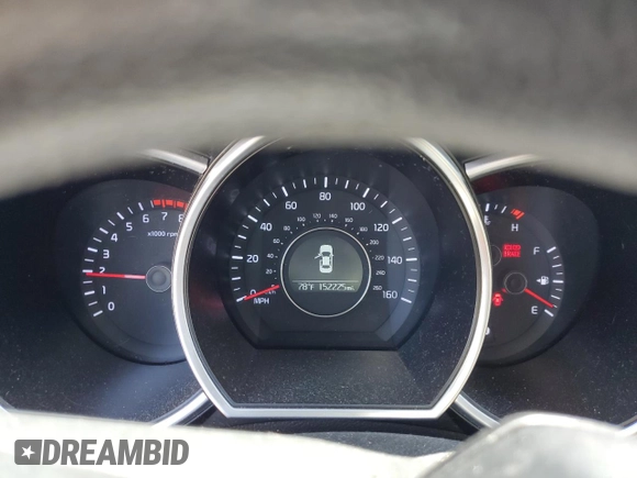 2014 Kia Optima LX with VIN 5XXGM4A76EG331211, listed as a Copart auction lot 61505605 with 152,275 mi miles and Salvage title. Bid and sale history available at DreamBid. Image 9.