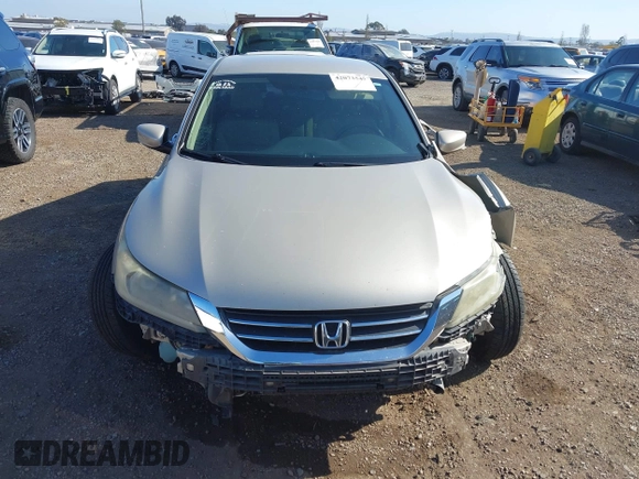 2014 Honda Accord LX with VIN 1HGCR2F34EA209843, listed as a IAAI auction lot 42073543 with 208,210 mi miles and . Bid and sale history available at carsss.com. Image 12.