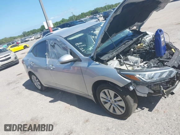 2020 Nissan Sentra S with VIN 3N1AB8BV5LY275270, listed as a IAAI auction lot 42167212 with 42,196 mi miles. Bid and sale history available at carsss.com. Image 13.