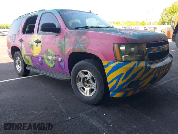 2008 Chevrolet Tahoe LS with VIN 1GNFC13C98J194005, listed as a IAAI auction lot 42549733 with 324,163 mi miles and . Bid and sale history available at DreamBid. Image 1.
