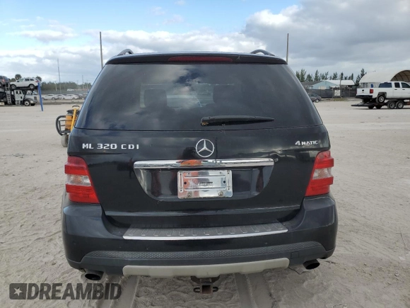 2007 Mercedes-Benz M 320 CDI with VIN 4JGBB22E87A254224, listed as a Copart auction lot 85074444 with Not Provided miles and Salvage Title. Bid and sale history available at carsss.com. Image 6.