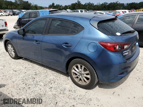 2017 Mazda 3 Sport with VIN 3MZBN1K75HM156082, listed as a Copart auction lot 76196434 with 43,578 mi miles and Salvage Title. Bid and sale history available at carsss.com. Image 2.