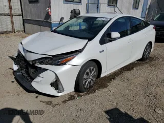 2021 Toyota Prius LE with VIN JTDKAMFPXM3193991, listed as a Copart auction lot 61435725 with 78,322 mi miles and Salvage title. Bid and sale history available at DreamBid. Image 1.