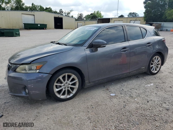 2012 Lexus CT 200h with VIN JTHKD5BH2C2052122, listed as a Copart auction lot 54566045 with 254,639 mi miles and Clean Title. Bid and sale history available at carsss.com. Image 1.