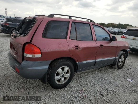 2005 Hyundai Santa Fe GLS with VIN KM8SC13D65U949875, listed as a Copart auction lot 47361905 with 122,658 mi miles and Salvage Title. Bid and sale history available at carsss.com. Image 3.