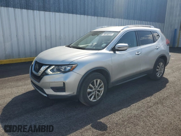2019 Nissan Rogue SV with VIN KNMAT2MV2KP530008, listed as a Copart auction lot 51651635 with 122,860 mi miles and Clean Title. Bid and sale history available at carsss.com. Image 1.