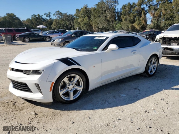 2018 Chevrolet Camaro 2LT with VIN 1G1FD1RS3J0142541, listed as a Copart auction lot 82990414 with 64,933 mi miles and Salvage Title. Bid and sale history available at carsss.com. Image 1.