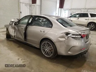 2024 Mercedes-Benz C 43 AMG with VIN W1KAF8HB8RR229631, listed as a Copart auction lot 81624764 with Not provided miles and Salvage title. Bid and sale history available at DreamBid. Image 2.