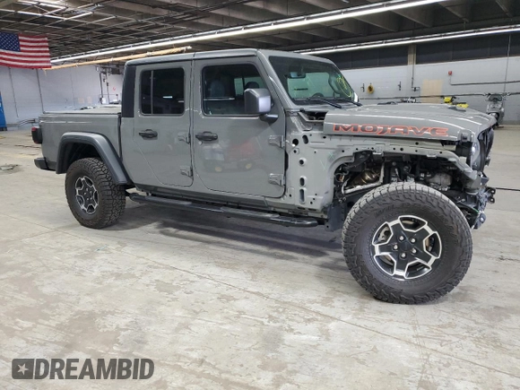 2023 Jeep Gladiator Mojave with VIN 1C6JJTEG0PL538805, listed as a Copart auction lot 53803475 with 11,645 mi miles and Salvage title. Bid and sale history available at DreamBid. Image 4.