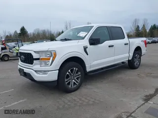 2021 Ford F-150 XL with VIN 1FTEW1EP3MFC51453, listed as a IAAI auction lot 41821215 with 174,326 mi miles. Bid and sale history available at carsss.com. Image 18.