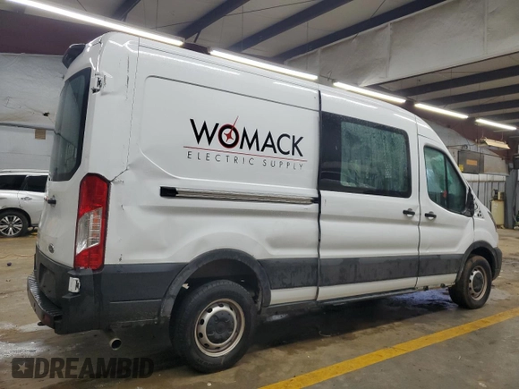 2021 Ford Transit Cargo with VIN 1FTBR1C89MKA71178, listed as a Copart auction lot 83775224 with 68,280 mi miles and Salvage Title. Bid and sale history available at DreamBid. Image 3.