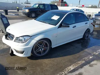 2012 Mercedes-Benz C 63 AMG with VIN WDDGF7HB2CA661318, listed as a IAAI auction lot 41841635 with 125,085 mi miles and . Bid and sale history available at carsss.com. Image 17.