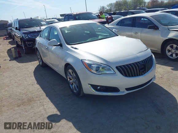 2014 Buick Regal Premium I with VIN 2G4GN5EX0E9270616, listed as a IAAI auction lot 42042923 with 197,044 mi miles. Bid and sale history available at carsss.com. Image 1.