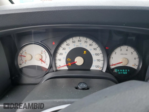 2006 Dodge Durango SXT with VIN 1D4HD38N46F141218, listed as a Copart auction lot 73291544 with 164,169 mi miles and Salvage title. Bid and sale history available at DreamBid. Image 9.