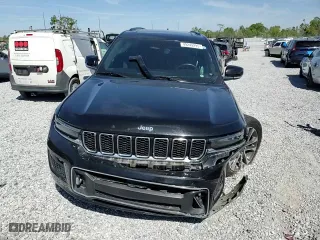 2021 Jeep Grand Cherokee L Overland with VIN 1C4RJKDGXM8166511, listed as a Copart auction lot 49249295 with 60,115 mi miles and Salvage Title. Bid and sale history available at carsss.com. Image 12.