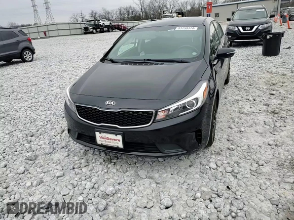 2018 Kia Forte LX with VIN KNAFK5A89J5773363, listed as a Copart auction lot 83158374 with 37,331 mi miles and Salvage Title. Bid and sale history available at carsss.com. Image 11.