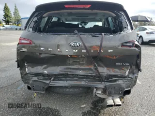 2021 Kia Telluride SX with VIN 5XYP54HC7MG191227, listed as a Copart auction lot 48558265 with 71,416 mi miles and Salvage Title. Bid and sale history available at DreamBid. Image 6.