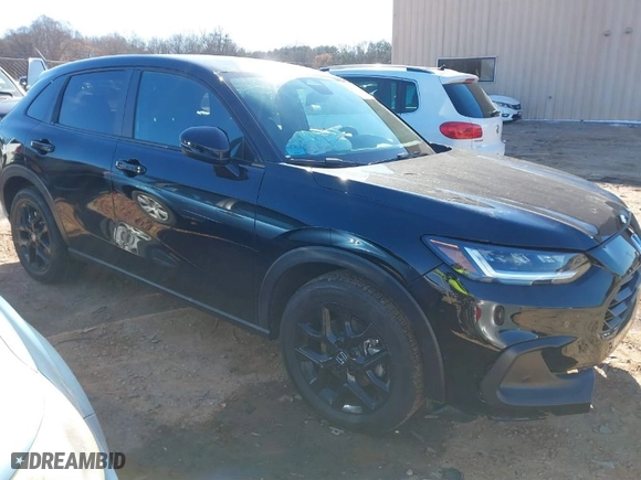 2025 Honda HR-V Sport with VIN 3CZRZ2H54SM722316, listed as a IAAI auction lot 41632252 with 10,370 mi miles. Bid and sale history available at carsss.com. Image 1.