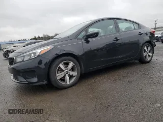 2018 Kia Forte LX with VIN 3KPFL4A7XJE198146, listed as a Copart auction lot 52150565 with 42,594 mi miles and Salvage Title. Bid and sale history available at carsss.com. Image 1.