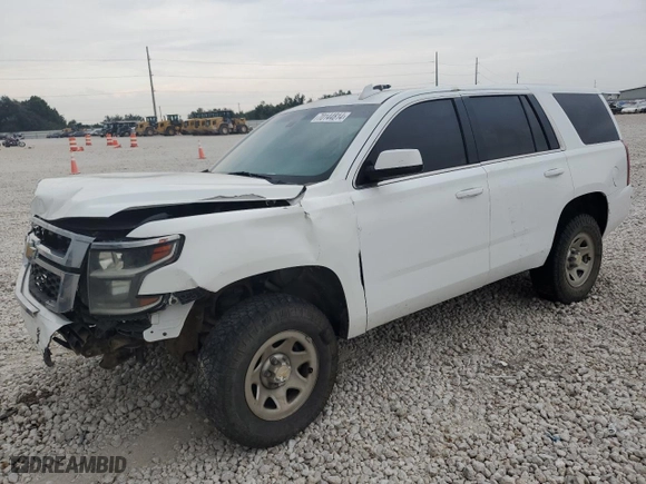 2018 Chevrolet Tahoe Commercial with VIN 1GNSKFEC7JR126384, listed as a Copart auction lot 70144814 with 0 mi miles and Clean Title. Bid and sale history available at carsss.com. Image 1.