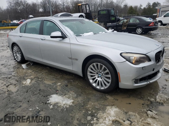 2011 BMW 7 Series 750Li xDrive with VIN WBAKC8C54BC431767, listed as a Copart auction lot 44861035 with 82,607 mi miles and Salvage Title. Bid and sale history available at carsss.com. Image 4.