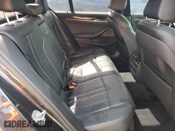2017 BMW 5 Series 540i with VIN WBAJE5C37HG914805, listed as a Copart auction lot 50721455 with 56,668 mi miles and Salvage Title. Bid and sale history available at carsss.com. Image 10.