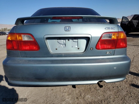 2000 Honda Civic EX with VIN 1HGEJ8644YL030870, listed as a Copart auction lot 83877424 with 155,495 mi miles and Salvage Title. Bid and sale history available at carsss.com. Image 6.