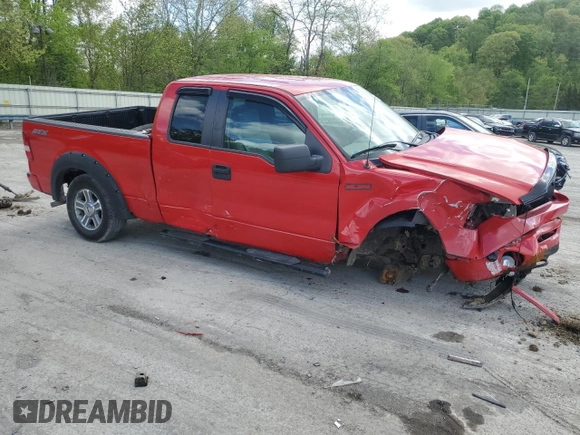 2008 Ford F-150 STX z VIN 1FTRX14W38FB37563, wystawiony jako Copart lot #56236475 z przebiegiem 185 648 mil mil oraz Szkoda całkowita • Salvage title. Historia ofert i sprzedaży dostępna na DreamBid. Obrazek 4.