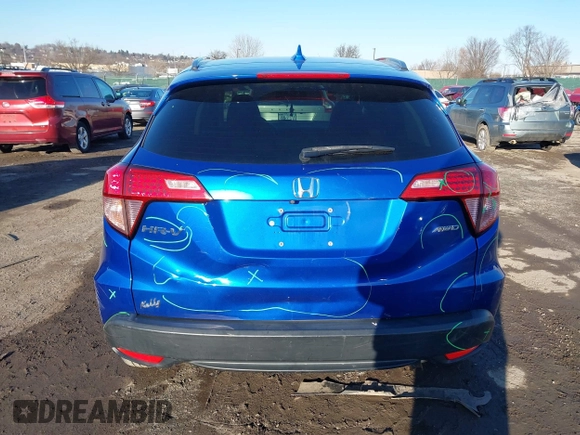 2018 Honda HR-V EX-L Navi with VIN 3CZRU6H78JM722230, listed as a IAAI auction lot 41515761 with 39,713 mi miles. Bid and sale history available at carsss.com. Image 15.
