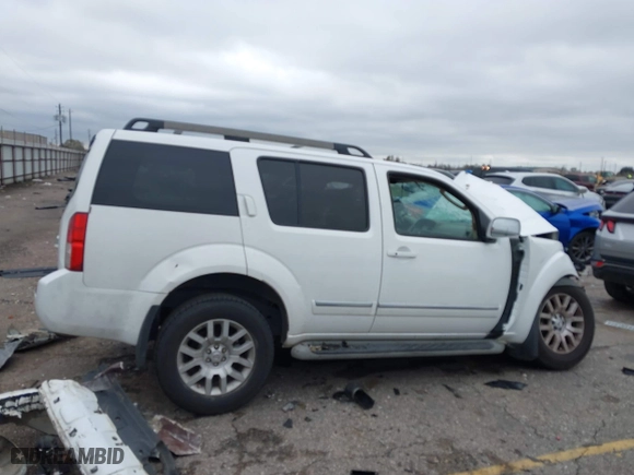 2012 Nissan Pathfinder LE with VIN 5N1AR1NN6CC614408, listed as a IAAI auction lot 41243577 with 1 mi miles. Bid and sale history available at carsss.com. Image 13.