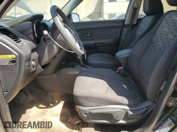 2011 Kia Soul + with VIN KNDJT2A22B7216109, listed as a Copart auction lot 48726895 with 277,440 mi miles and Salvage Title. Bid and sale history available at DreamBid. Image 7.