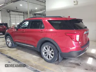 2020 Ford Explorer XLT with VIN 1FMSK8DH3LGB02241, listed as a Copart auction lot 53352625 with 36,009 mi miles and Salvage Title. Bid and sale history available at carsss.com. Image 2.