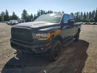 2024 Ram 2500 Big Horn z VIN 3C6UR5DJXRG386711, wystawiony jako Copart lot #60074235 z przebiegiem 7 451 mil mil oraz Czysty tytuł • Clean title. Historia ofert i sprzedaży dostępna na DreamBid. Obrazek 1.