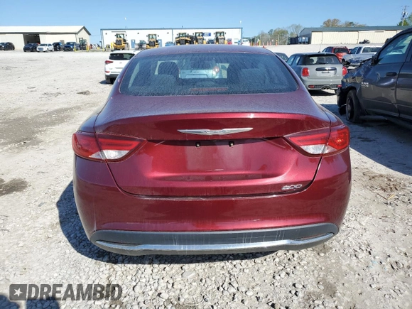 2016 Chrysler 200 Limited with VIN 1C3CCCAB1GN123619, listed as a Copart auction lot 52229015 with 88,008 mi miles and Salvage Title. Bid and sale history available at carsss.com. Image 6.
