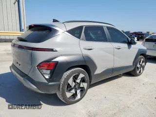 2024 Hyundai Kona Limited with VIN KM8HE3A32RU090154, listed as a Copart auction lot 52388295 with 4,184 mi miles and Salvage Title. Bid and sale history available at carsss.com. Image 3.