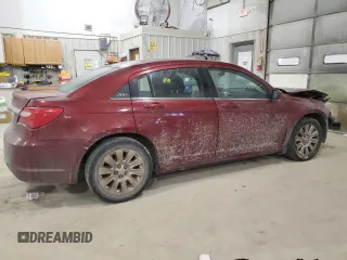 2013 Chrysler 200 LX with VIN 1C3CCBAB5DN691619, listed as a Copart auction lot 41957855 with 114,726 mi miles and Salvage Title. Bid and sale history available at carsss.com. Image 3.
