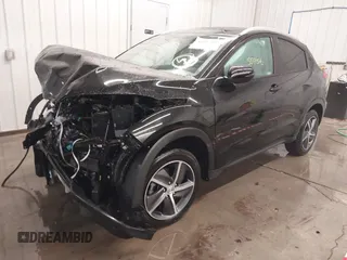 2022 Honda HR-V EX-L with VIN 3CZRU6H75NM731232, listed as a IAAI auction lot 41607802 with 50,754 mi miles. Bid and sale history available at carsss.com. Image 17.