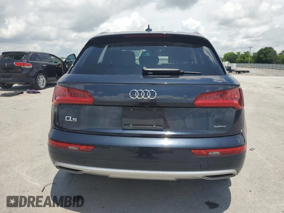 2019 Audi Q5 Premium with VIN WA1ANAFY2K2080444, listed as a Copart auction lot 61273195 with 52,942 mi miles and Salvage title. Bid and sale history available at DreamBid. Image 6.