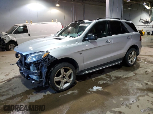 2018 Mercedes-Benz GLE 43 AMG with VIN 4JGDA6EB8JB107469, listed as a Copart auction lot 42088005 with 107,640 mi miles and Salvage Title. Bid and sale history available at DreamBid. Image 1.
