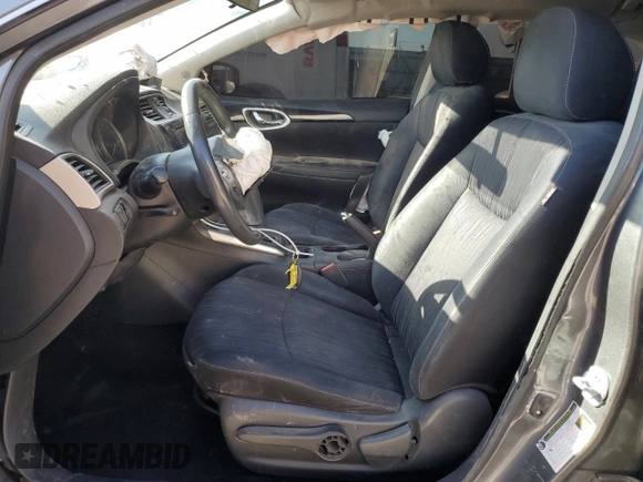 2017 Nissan Sentra SV with VIN 3N1AB7AP3HL654723, listed as a Copart auction lot 48437835 with 117,270 mi miles and Salvage Title. Bid and sale history available at carsss.com. Image 7.