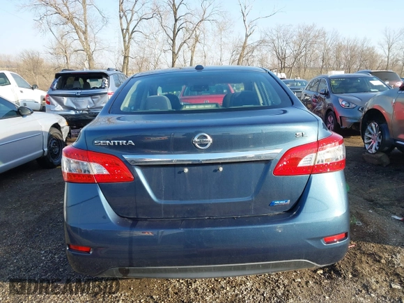 2013 Nissan Sentra SV with VIN 3N1AB7AP6DL659246, listed as a IAAI auction lot 41779998 with 93,715 mi miles. Bid and sale history available at carsss.com. Image 16.