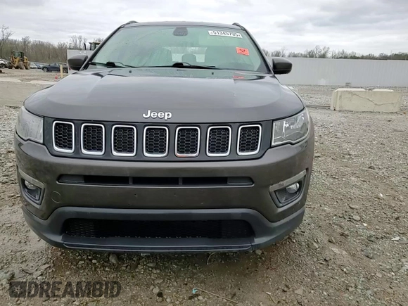 2018 Jeep Compass Latitude with VIN 3C4NJCBB3JT502203, listed as a Copart auction lot 51345795 with 94,433 mi miles and Salvage Title. Bid and sale history available at DreamBid. Image 13.
