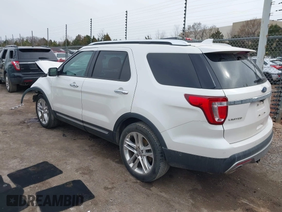 2016 Ford Explorer Limited with VIN 1FM5K7F87GGB58855, listed as a IAAI auction lot 41745912 with 164,105 mi miles and . Bid and sale history available at DreamBid. Image 3.